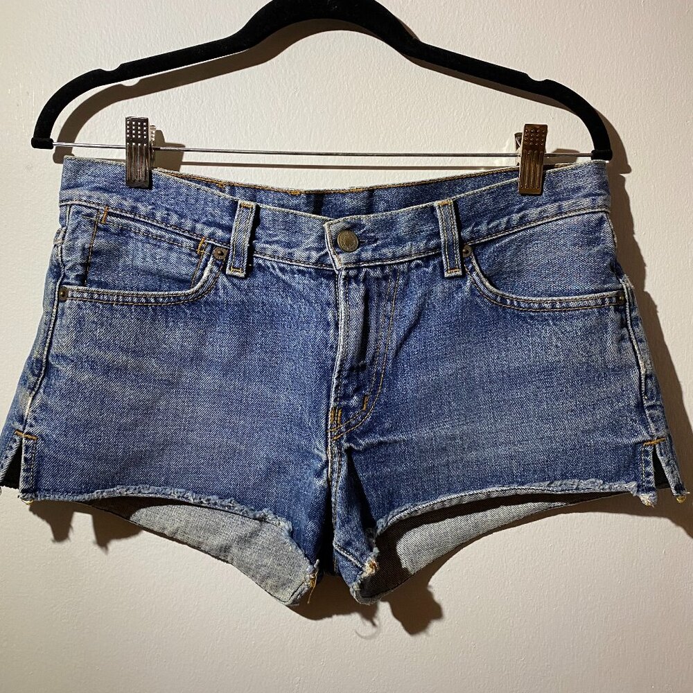 Lucky Brand Dungaree Cut-off Denim Shorts, Size 6